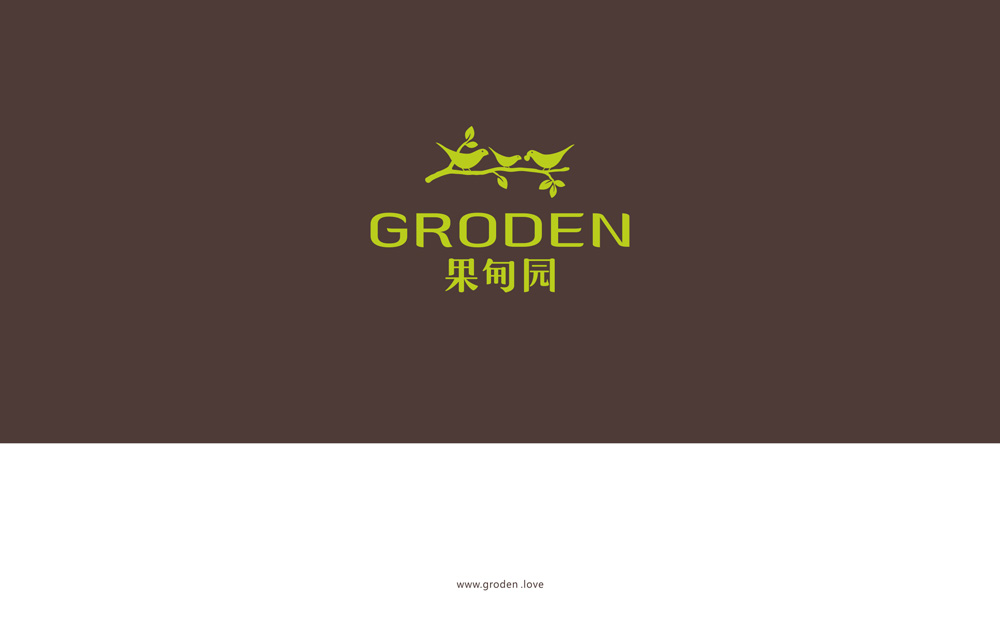 果甸园进口水果店商标设计